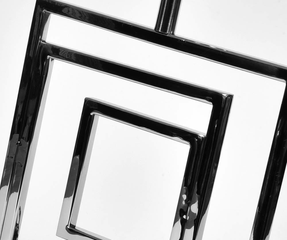 Lampa stołowa Gabinet – baza pod abażur ze stali nierdzewnej