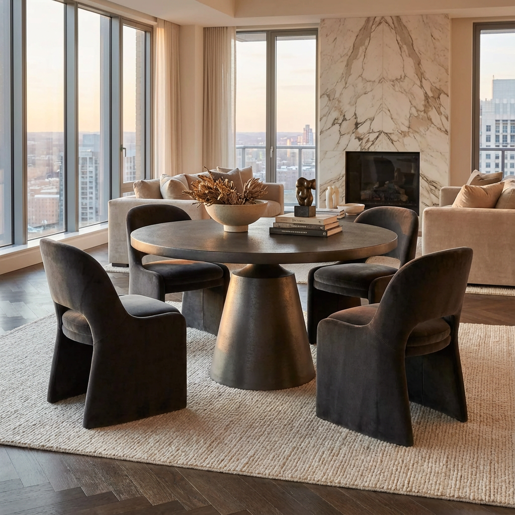 Stolik kawowy Modern – nowoczesny stolik aluminiowy do salonu