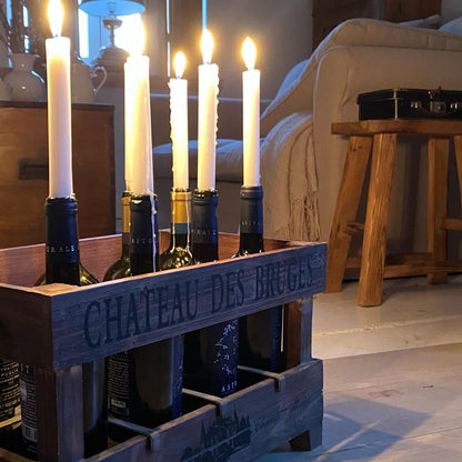 Skrzynka na wino Garden – drewniana skrzynka dekoracyjna w stylu vintage