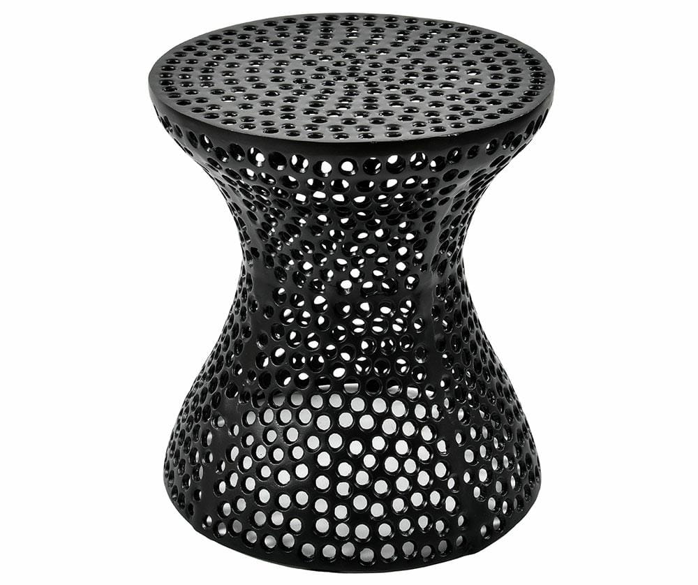 Stolik kawowy Nero - metalowy stolik ażurowy