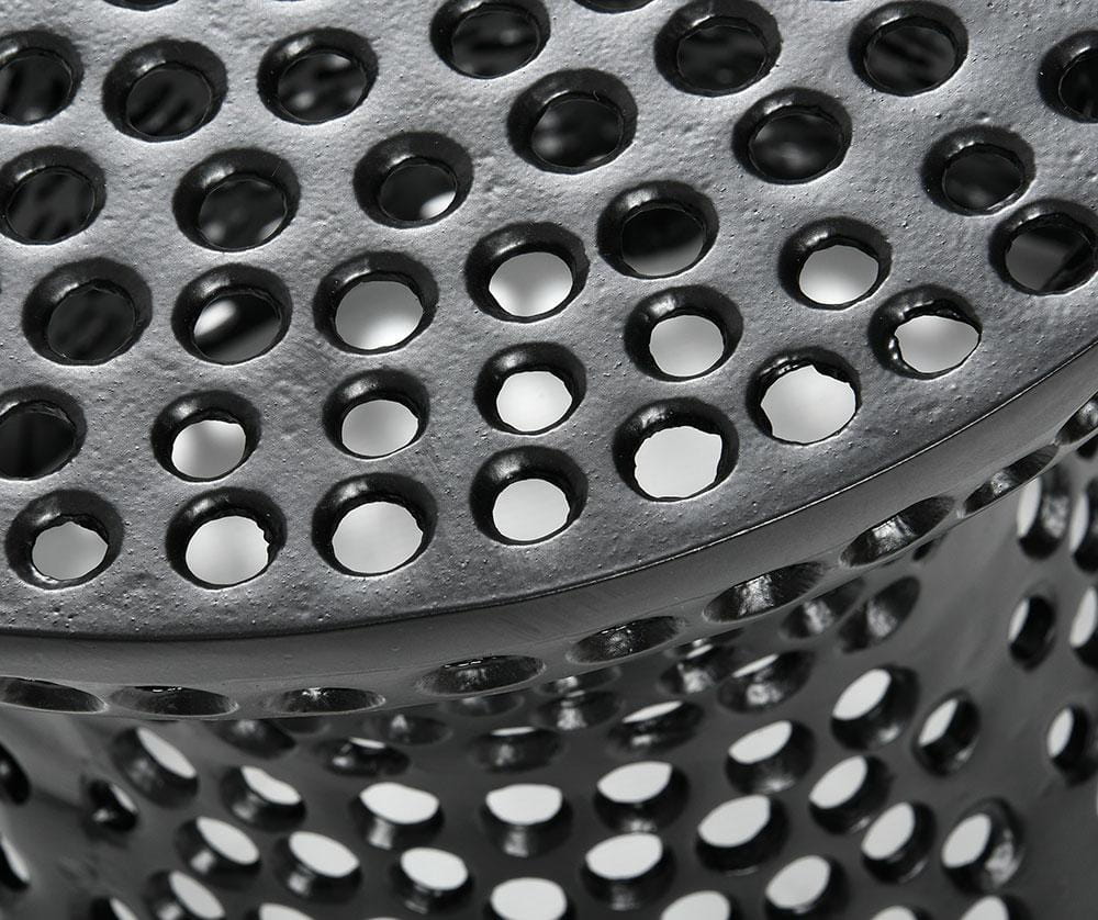 Stolik kawowy Nero - metalowy stolik ażurowy