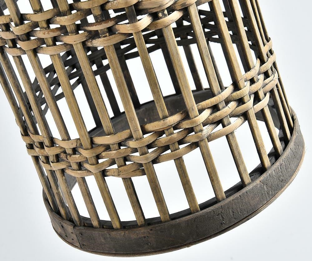 Lampa sufitowa Boho - bambusowa lampa wisząca w stylu naturalnym