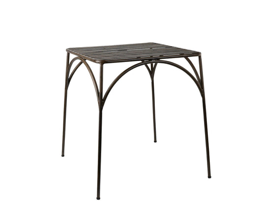 Stolik metalowy ażurowy Rustic - rustykalny stolik kawowy vintage