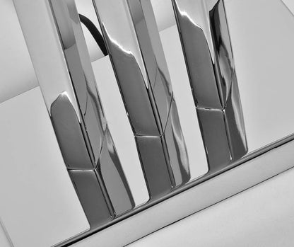 Metalowa lampa Gabinet – baza pod abażur ze stali nierdzewnej 44 cm