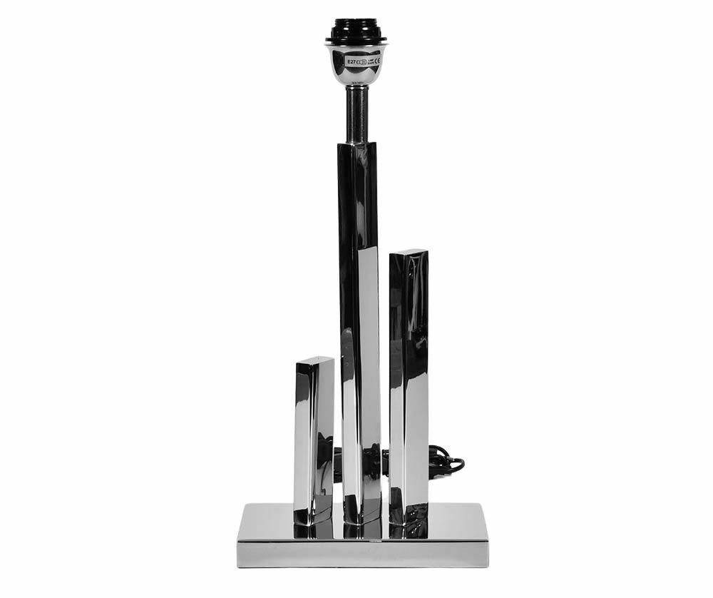 Metalowa lampa Gabinet – baza pod abażur ze stali nierdzewnej 44 cm