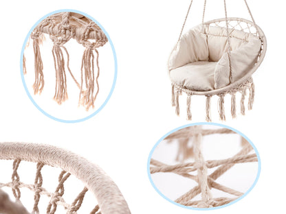 Huśtawka bocianie gniazdo 80cm z poduszką