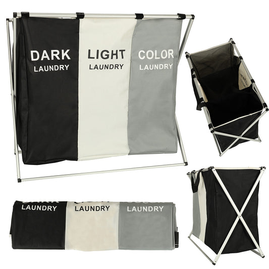 Kosz na pranie 3 komory 135 L