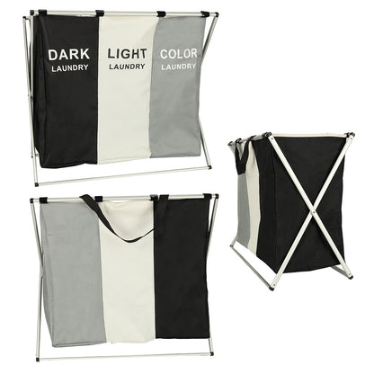 Kosz na pranie 3 komory 135 L