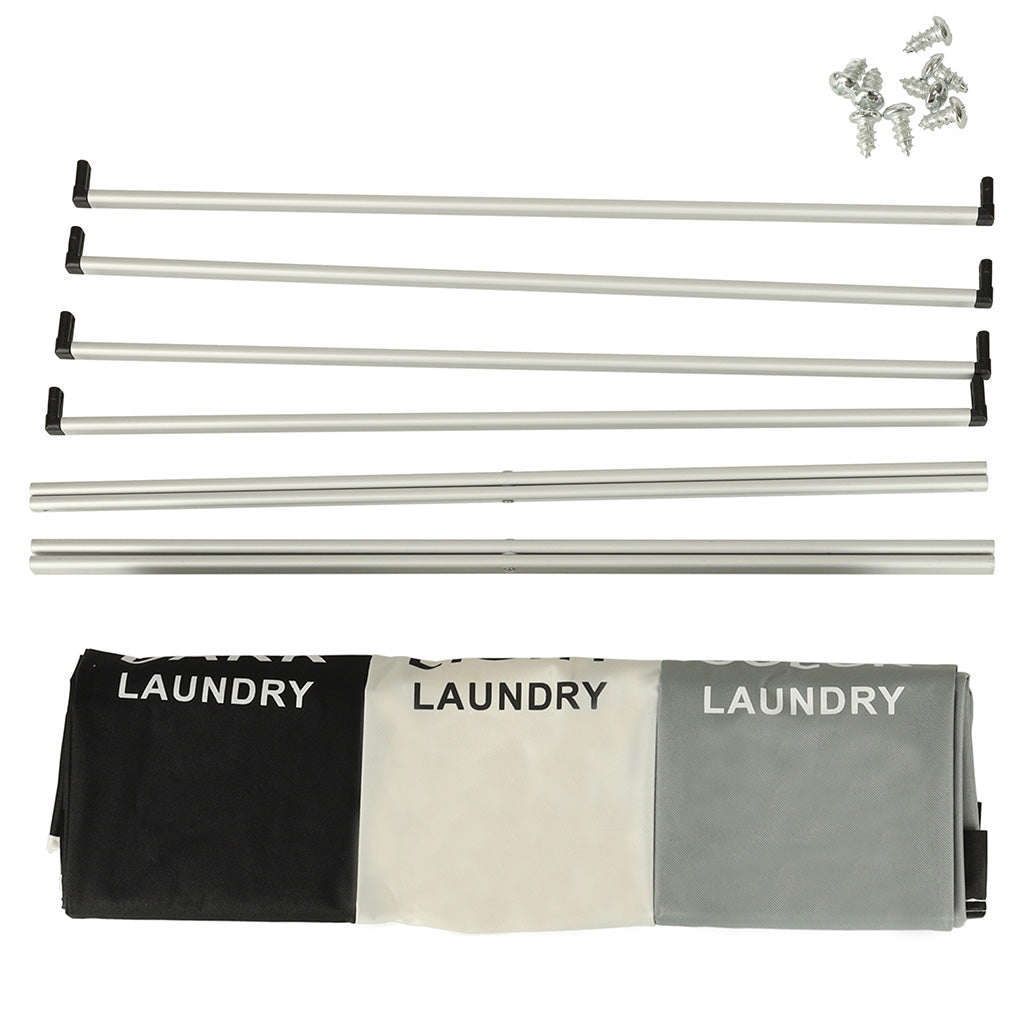 Kosz na pranie 3 komory 135 L