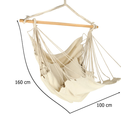 Leżak brazylijski z podnóżkiem 130cm