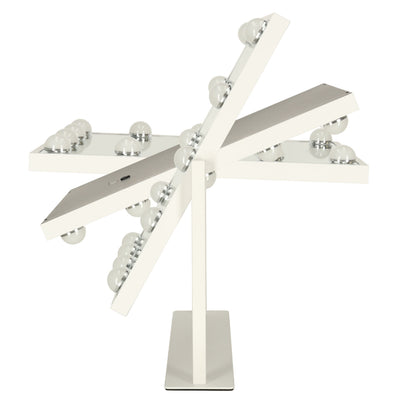 Lusterko do makijażu podświetlane LED 12 żarówek