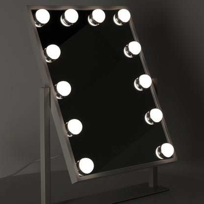Lusterko do makijażu podświetlane LED 12 żarówek