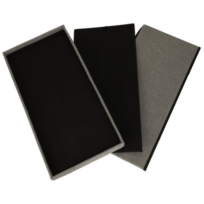 Pufa składana ze schowkiem otwierana 76x38x38cm