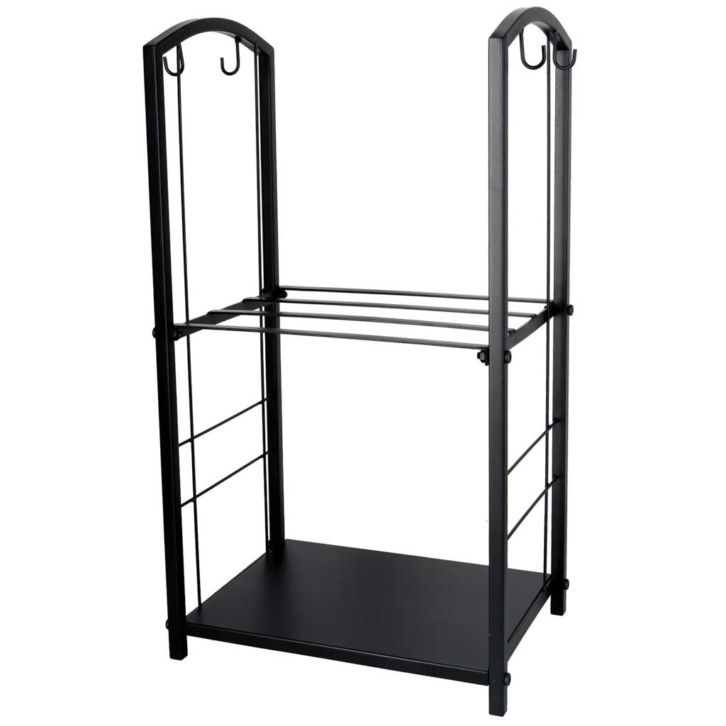 Metalowy stojak na drewno kominkowe