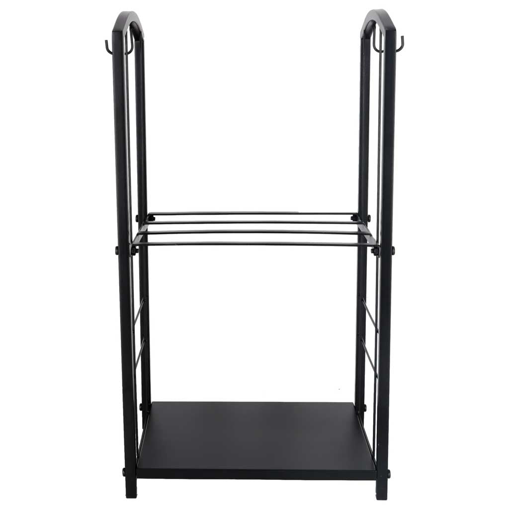 Metalowy stojak na drewno kominkowe