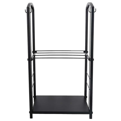 Metalowy stojak na drewno kominkowe