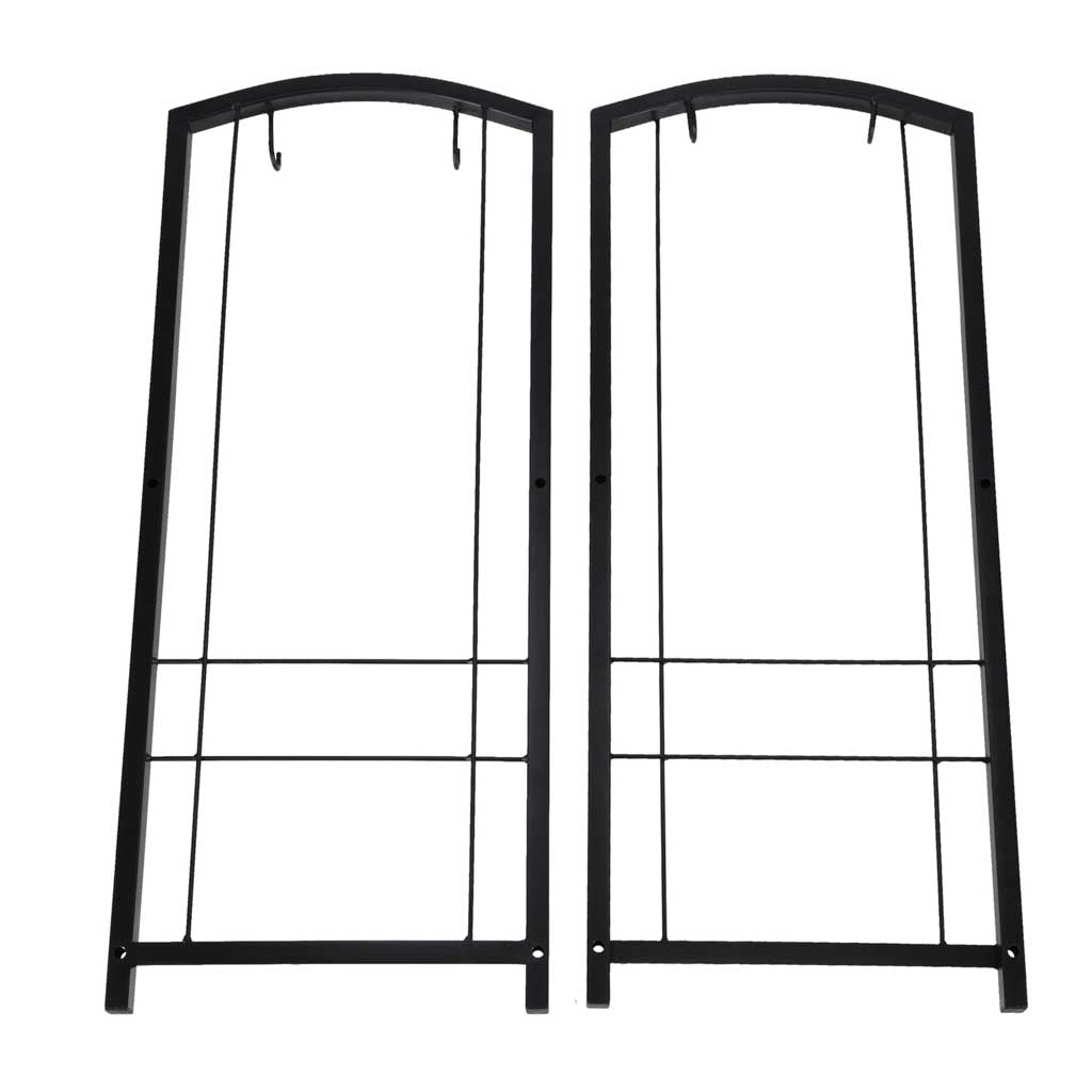 Metalowy stojak na drewno kominkowe