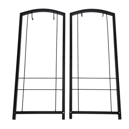 Metalowy stojak na drewno kominkowe