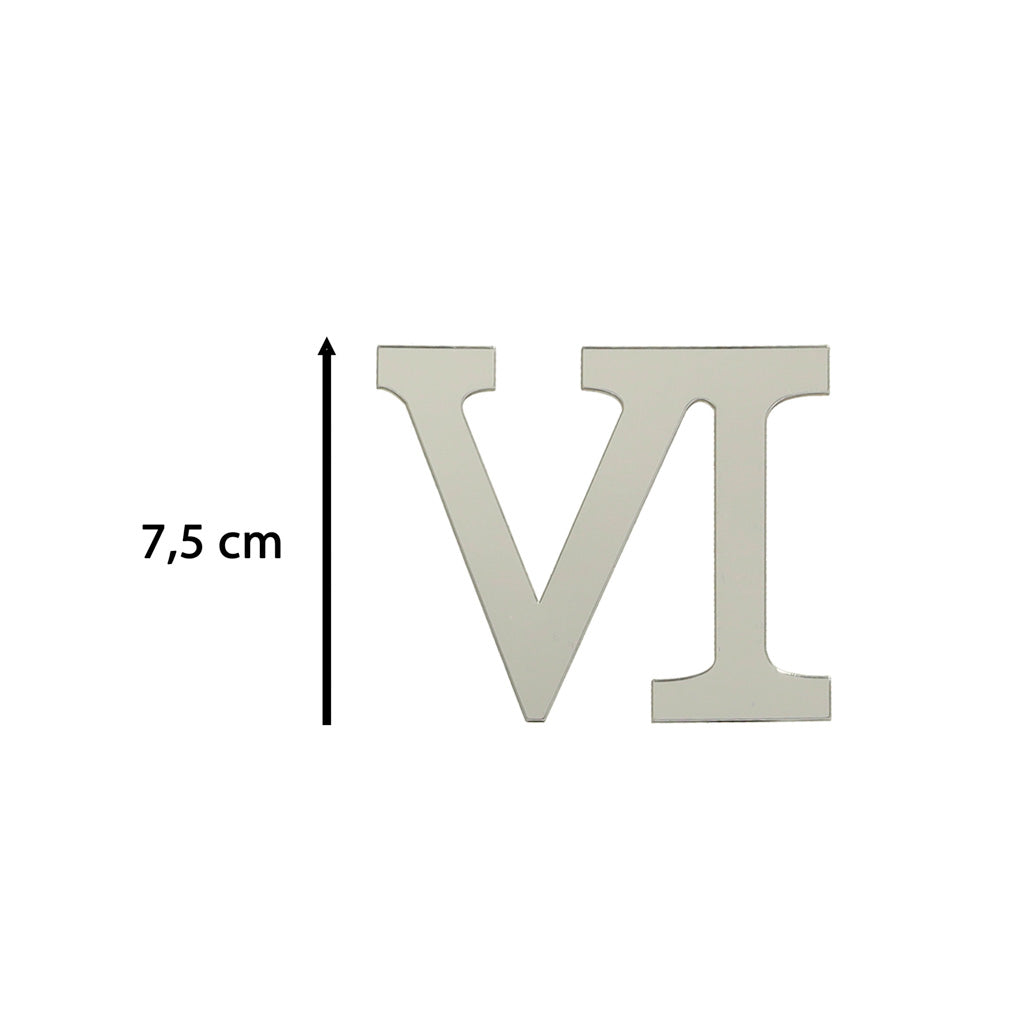 Zegar Ścienny naklejany 3D regulowany rzymski 130cm