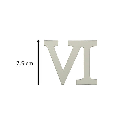 Zegar Ścienny naklejany 3D regulowany rzymski 130cm