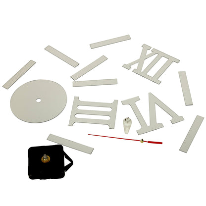 Zegar Ścienny naklejany 3D regulowany rzymski 130cm