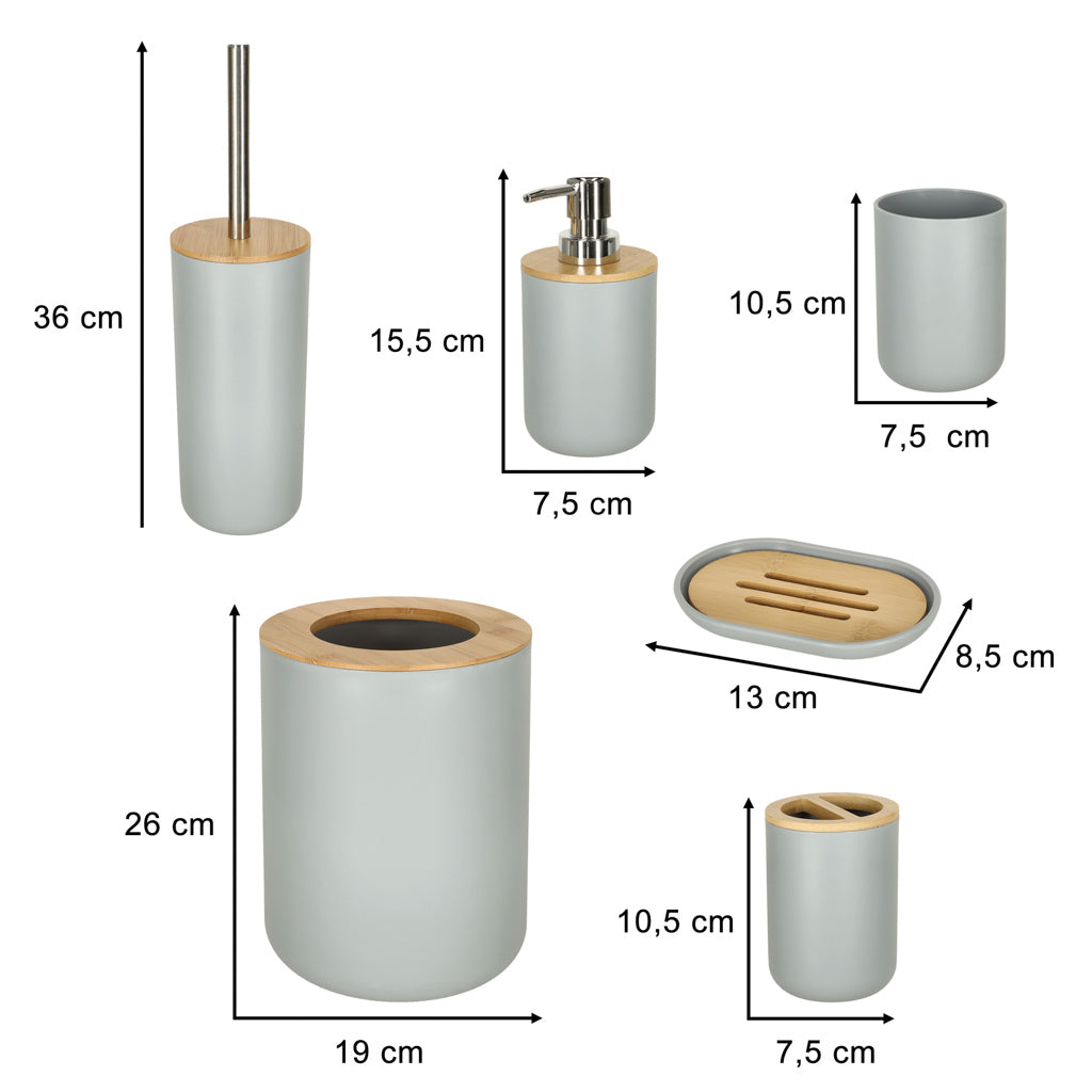 Zestaw łazienkowy Loft 6 elementów