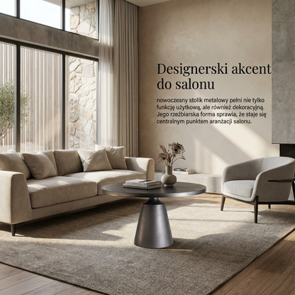 Stolik kawowy Modern – nowoczesny stolik aluminiowy do salonu